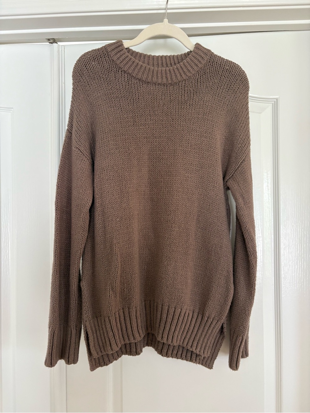 Jenni Kayne Ribbed Knit Sweater — Dusty Taupe